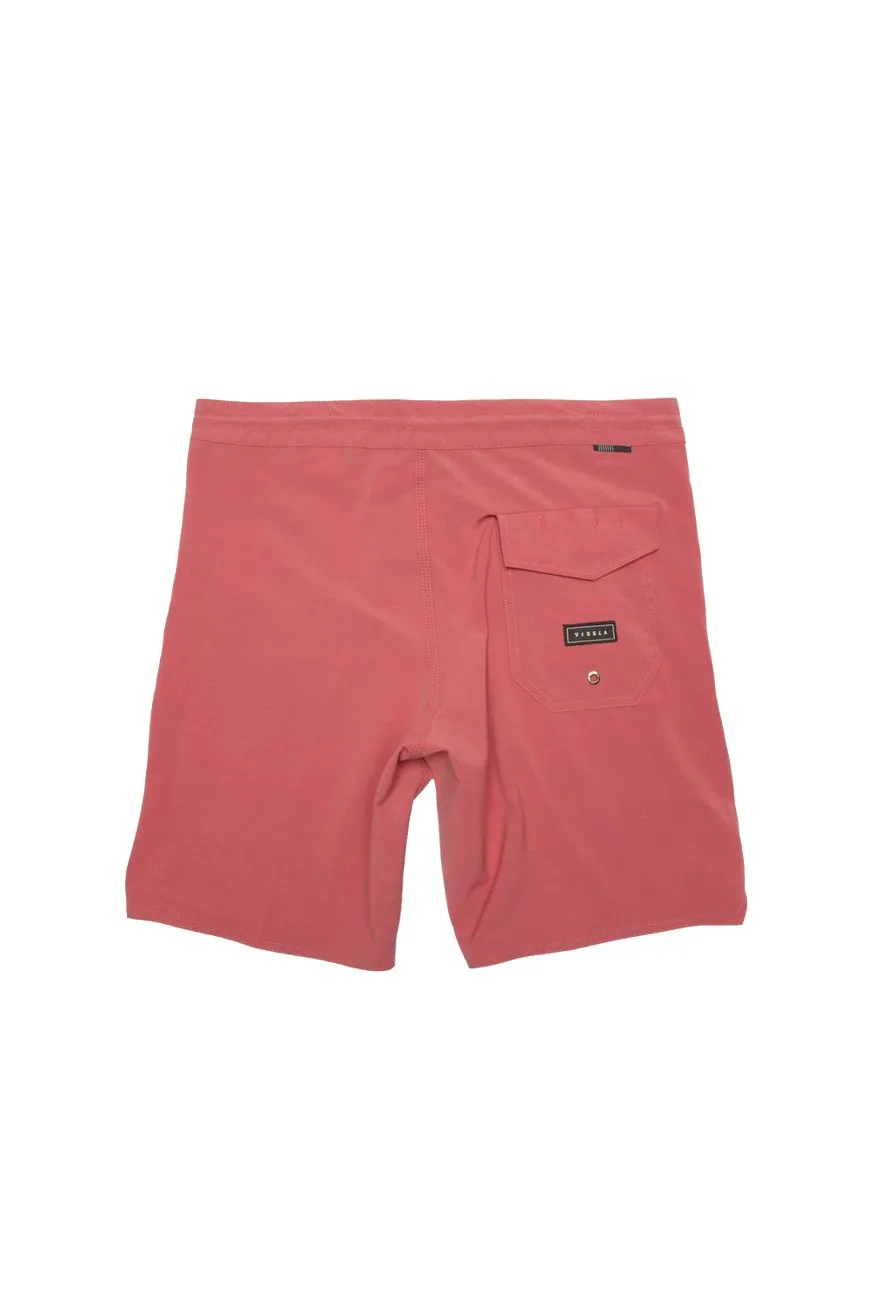 Vissla Solid Sets 18.5″ Boardshort, Plumeria