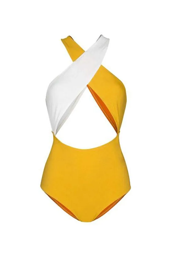 LUZ Collections Organic Chloe Swimsuit, Yellow
