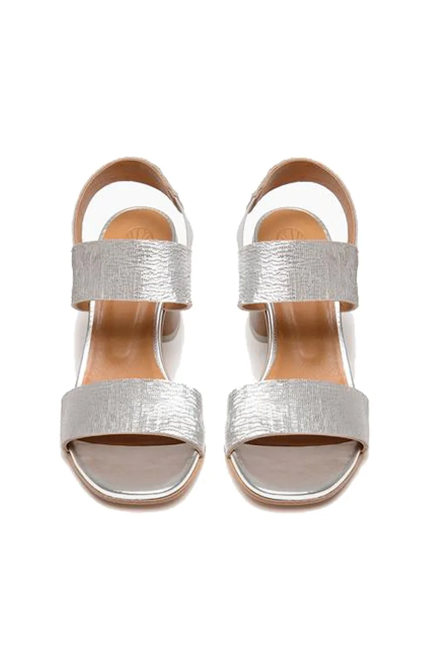 Coclico Bask Sandal, Silver