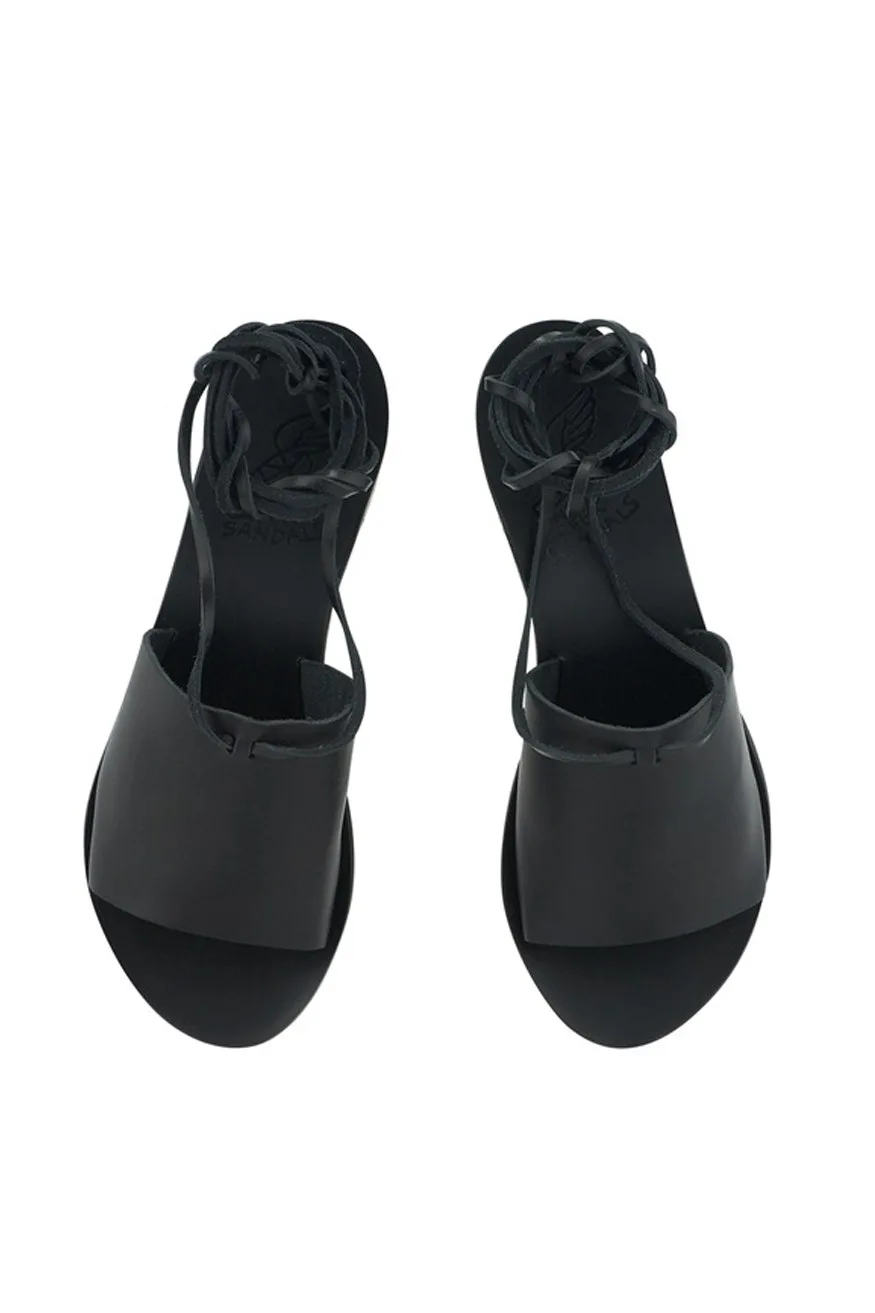 Ancient Greek Sandals Christina Block, Black