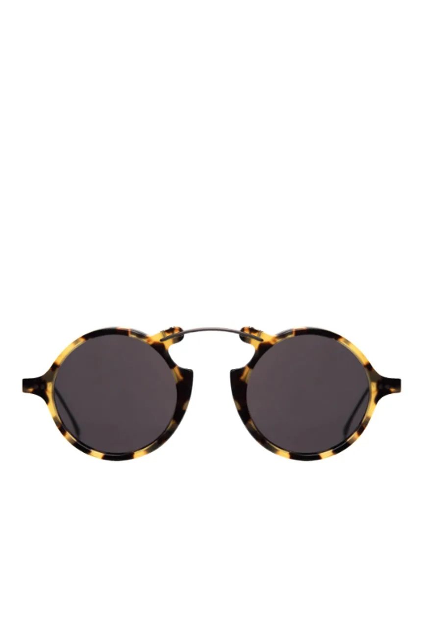 Illesteva Roma II Sunglasses, Tortoise With Grey Flat Lenses