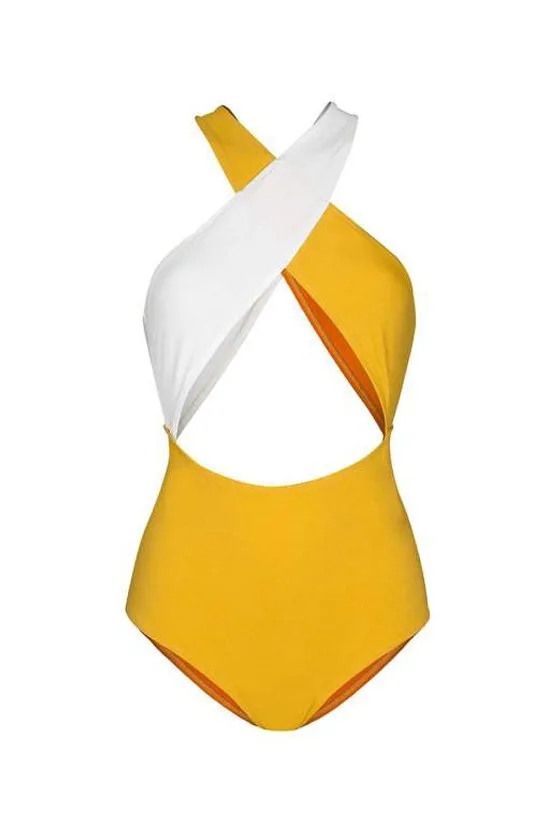 Luz Chloe | Mustard Yellow + White